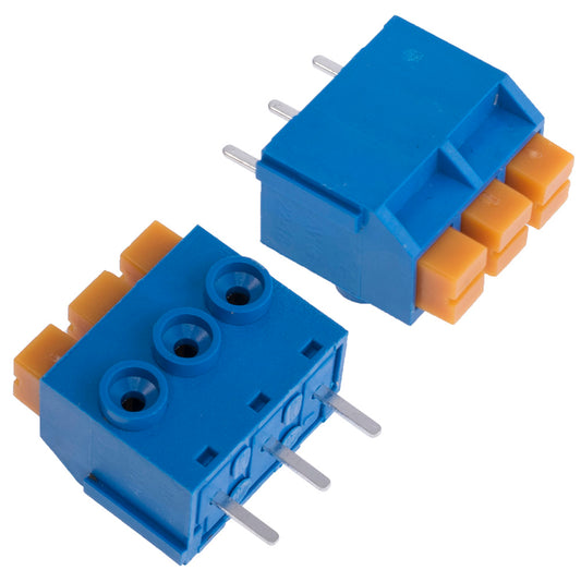 Terminal Conector de resorte DG390,  5.0mm, 3 Pines X10