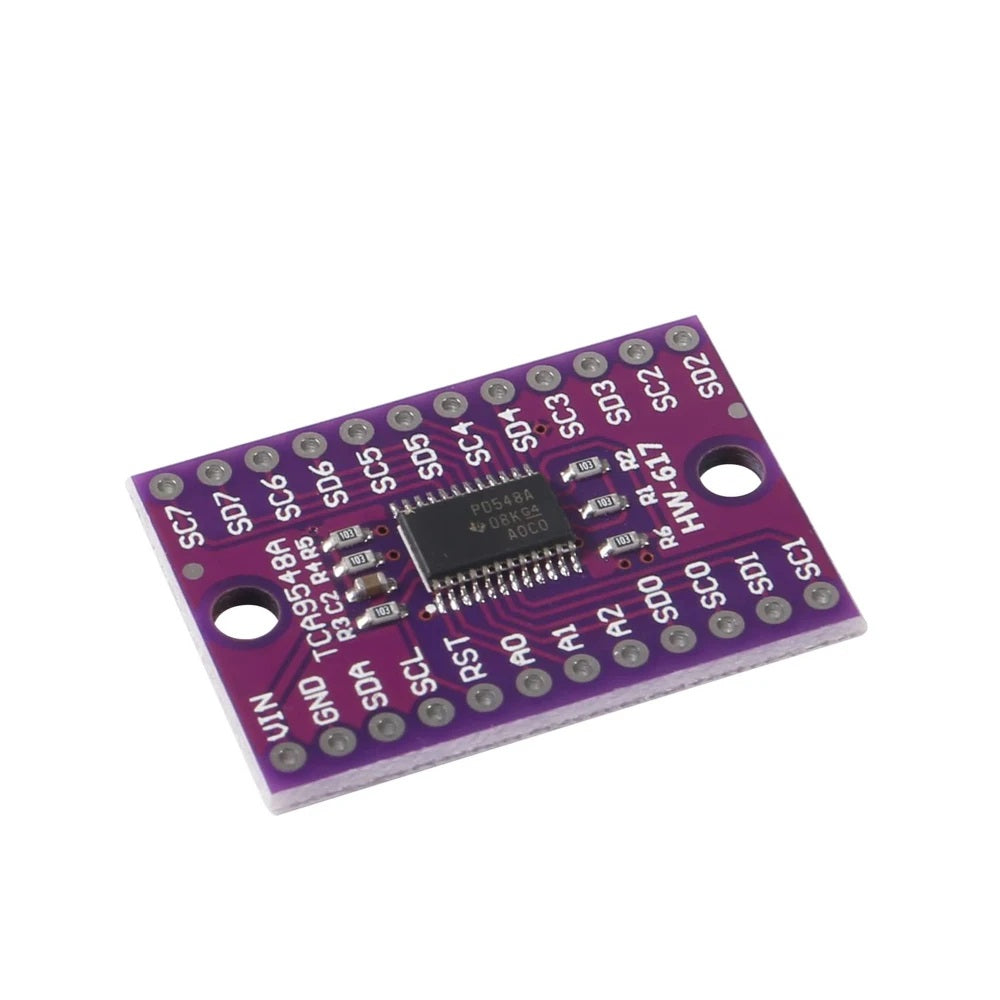 Tarjeta de expansion PCA9548A I2C Multiplexor compatible con Arduino - MonarcaTech