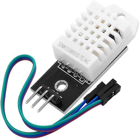 DHT22 AM2302 Sensor de Temperatura y Humedad con Placa y Cable Compatible con Arduino y Raspberry Pi