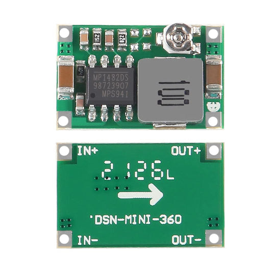 Modulo alimentacion Mini 360 DC-DC Buck Step Down - MonarcaTech