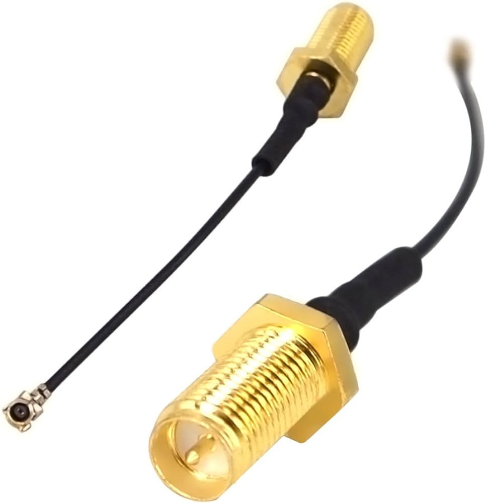 SMA Cable Pigtail Antena Coaxial, SMA Macho a UFL - MonarcaTech