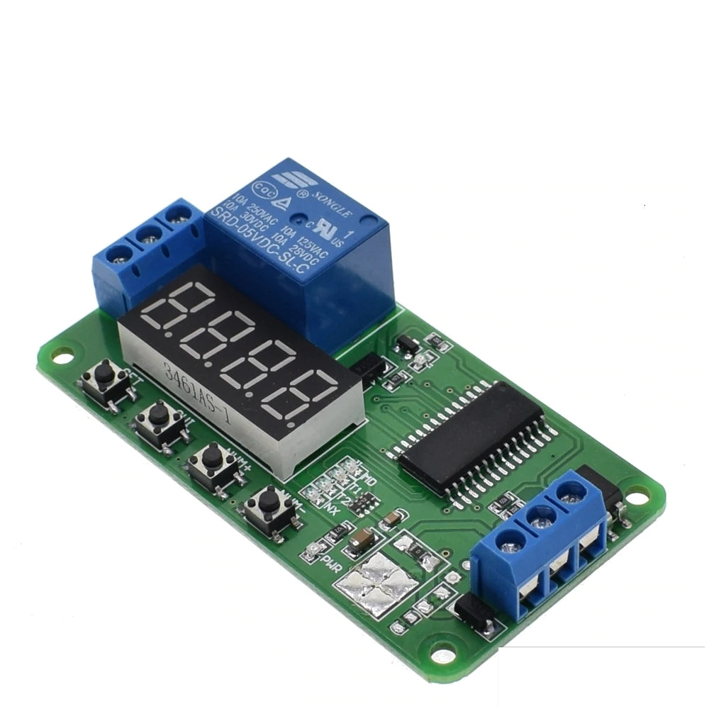 Modulo Relé de retardo de tiempo programable - MonarcaTech