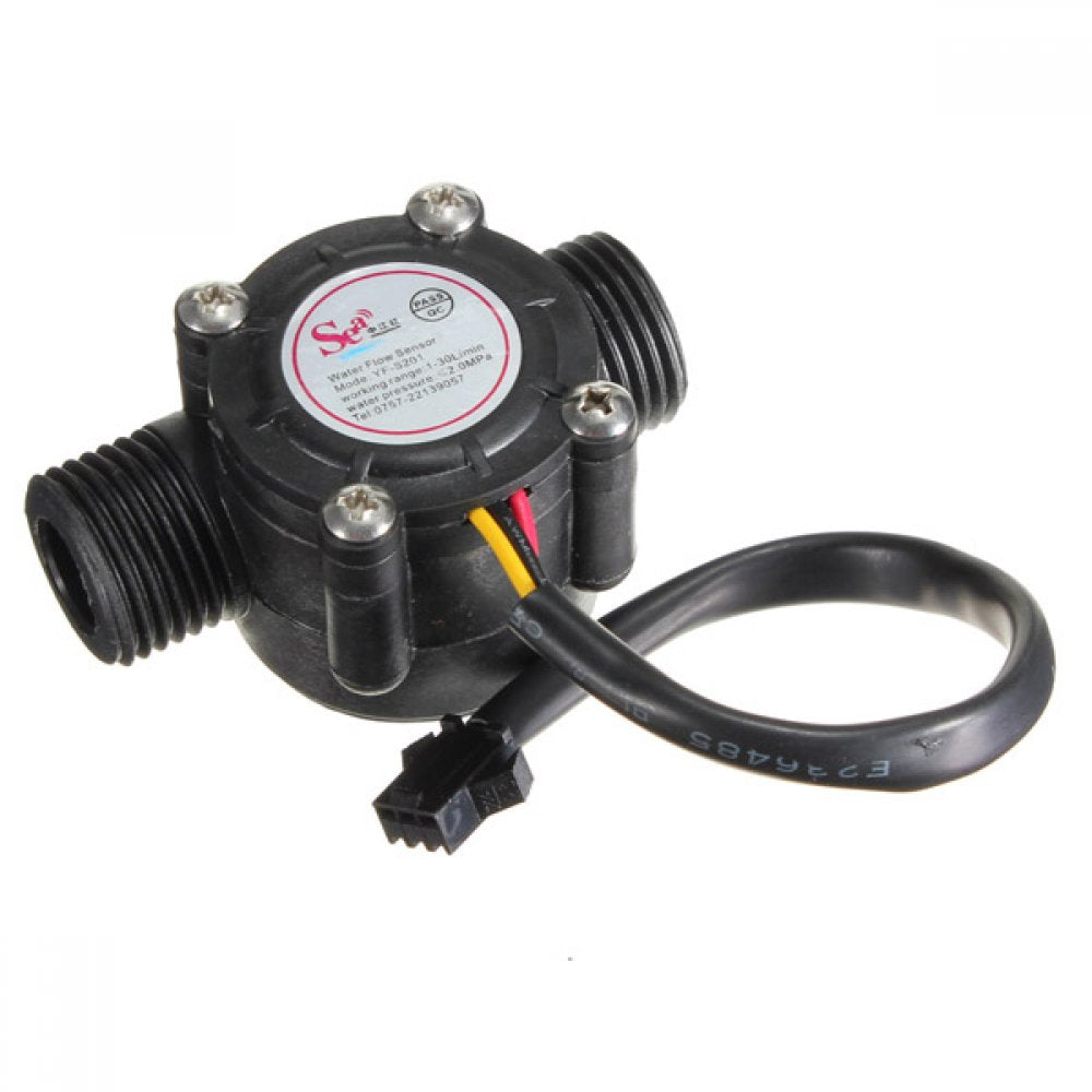 Sensor del flujo del agua G1/2, 30L/min - MonarcaTech