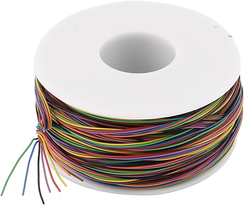 Bobina De Cable 8 Colores AWG30 - MonarcaTech