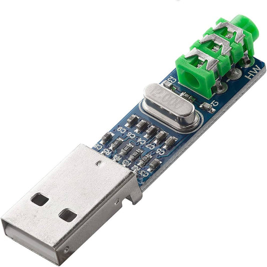 Tarjeta de sonido MINI USB PCM2704 decodificadora de DAC - MonarcaTech