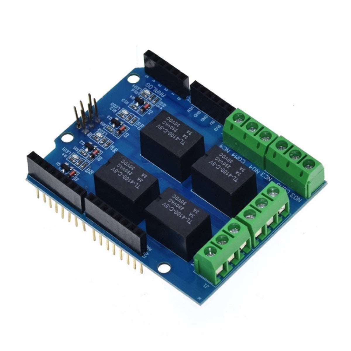 Modulo Shield de 4 Relés 5V - MonarcaTech