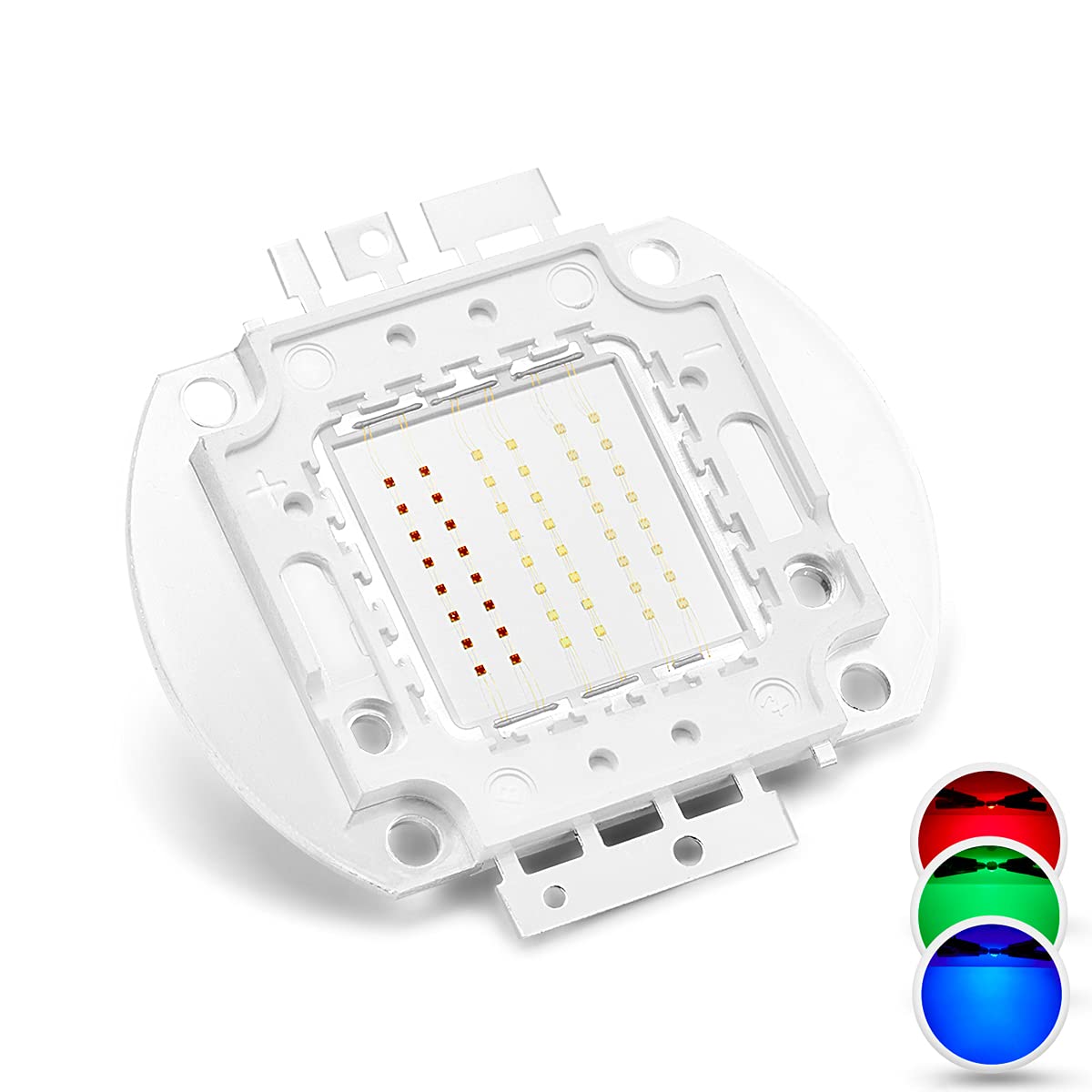 Led COB Alta Potencia 30W RGB - MonarcaTech