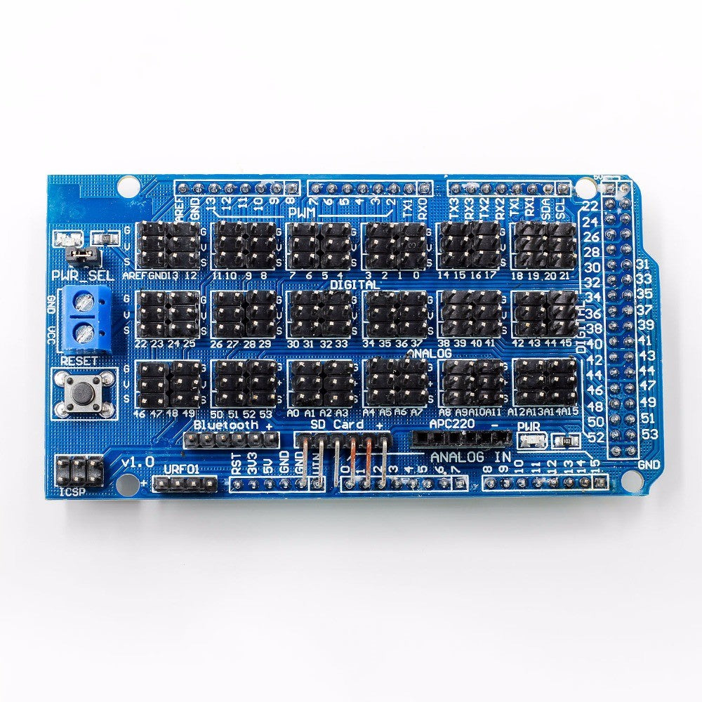 Sensor Shield para Arduino MEGA - MonarcaTech