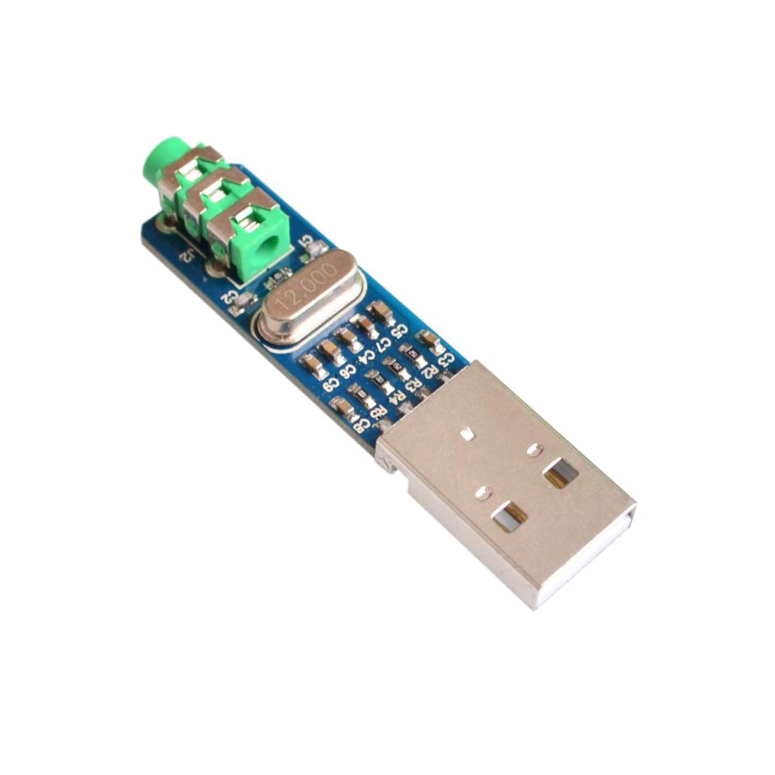 Tarjeta de sonido MINI USB PCM2704 decodificadora de DAC - MonarcaTech