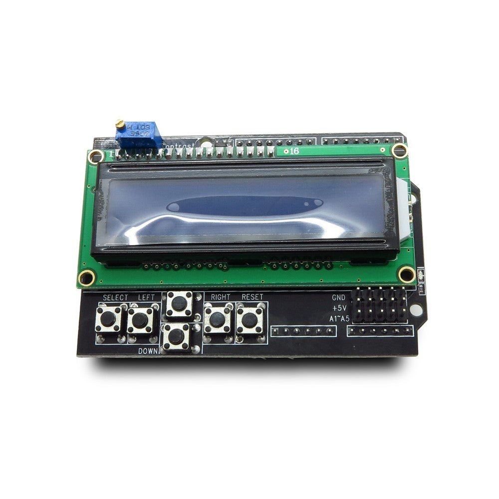 Shield Pantalla LCD 1602 con teclado para Arduino - MonarcaTech