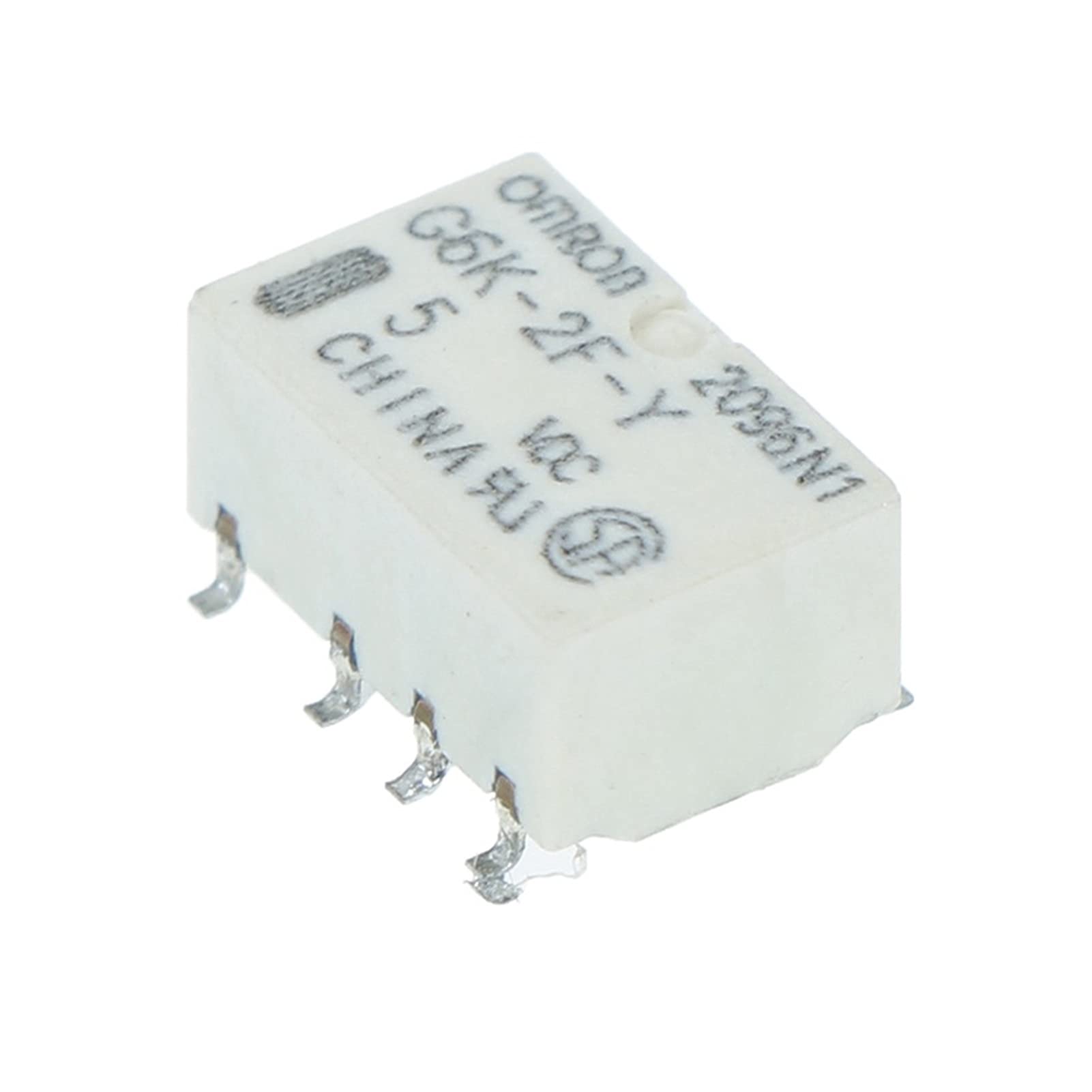 Mini Rele SMD 5V,1A Doble contacto conmutador 8 pines G6K-2F - MonarcaTech