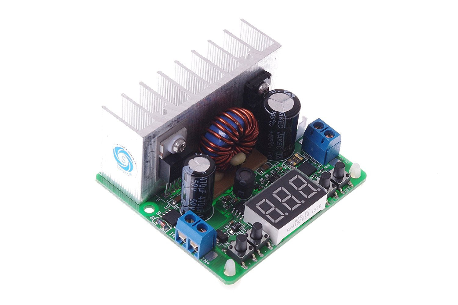 Convertidor Regulable, Step Down DP4016 DC-DC 6-40V a 0-38V 4A - MonarcaTech