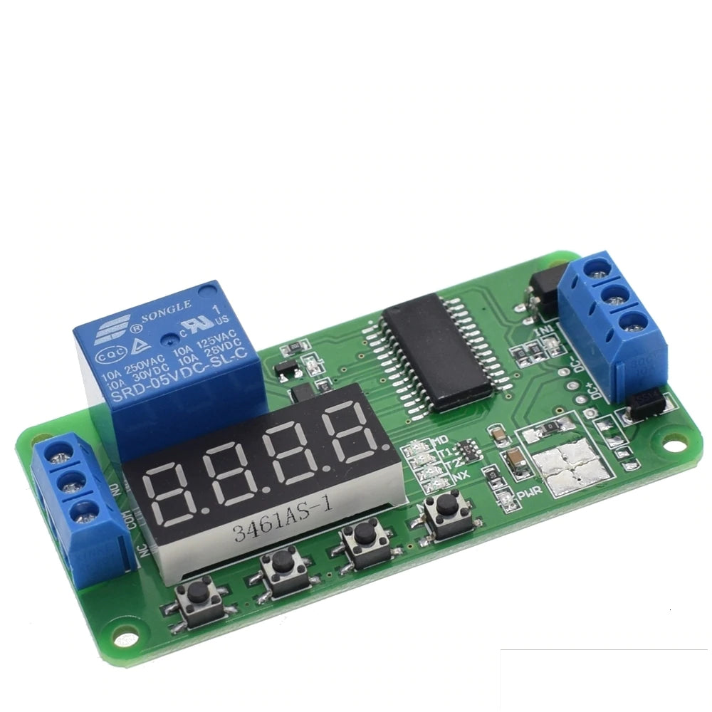 Modulo Relé de retardo de tiempo programable - MonarcaTech