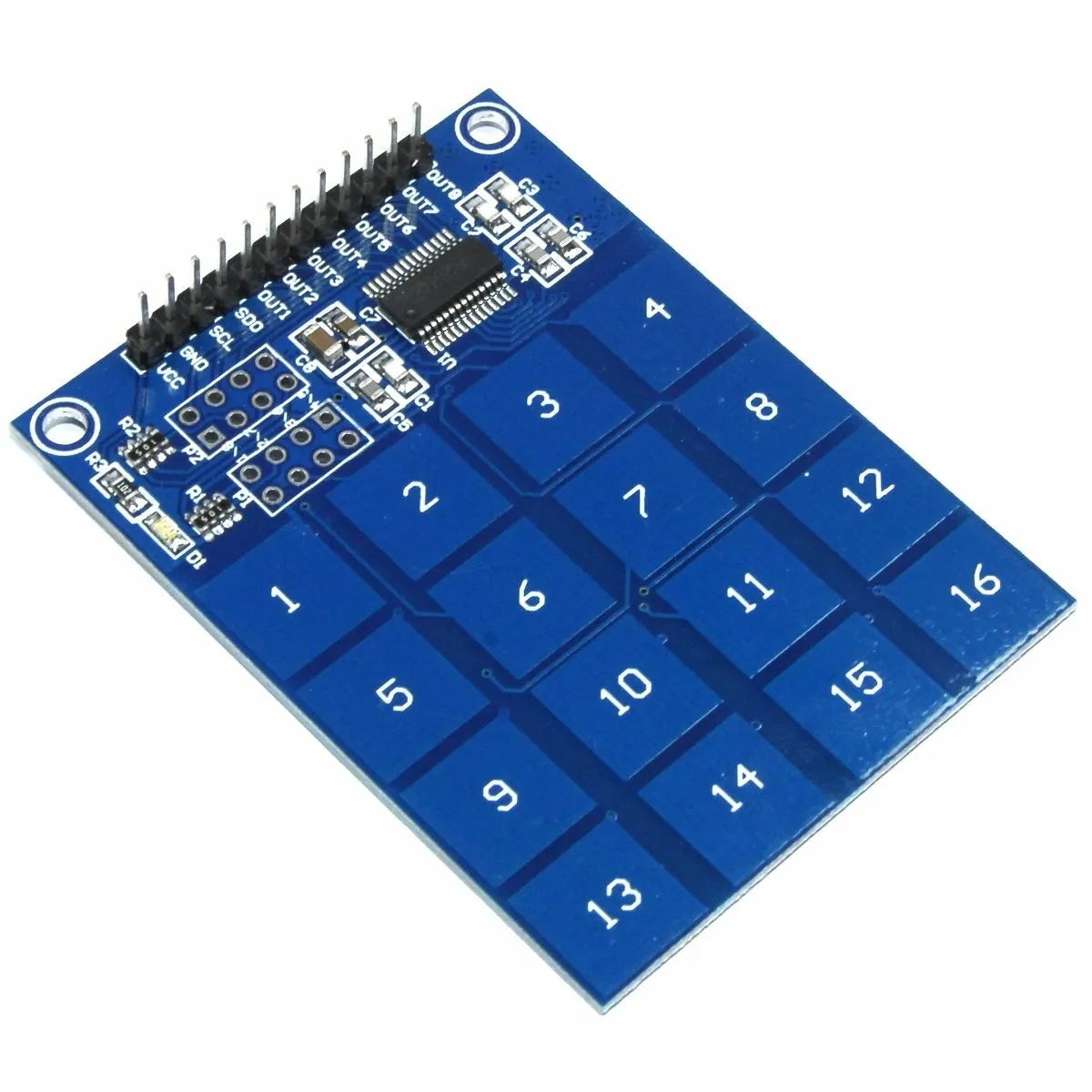 Modulo TTP229 16 Canales Sensor Capacitivo Digital Tactil Arduino - MonarcaTech