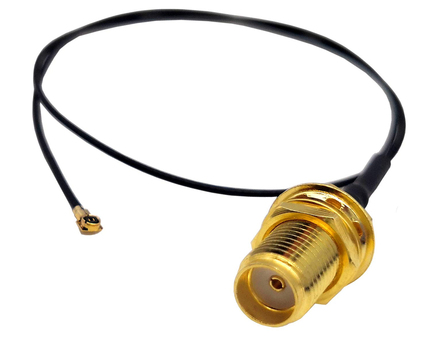 SMA Antena Pigtail Cable Coaxial, SMA Hembra a UFL - MonarcaTech