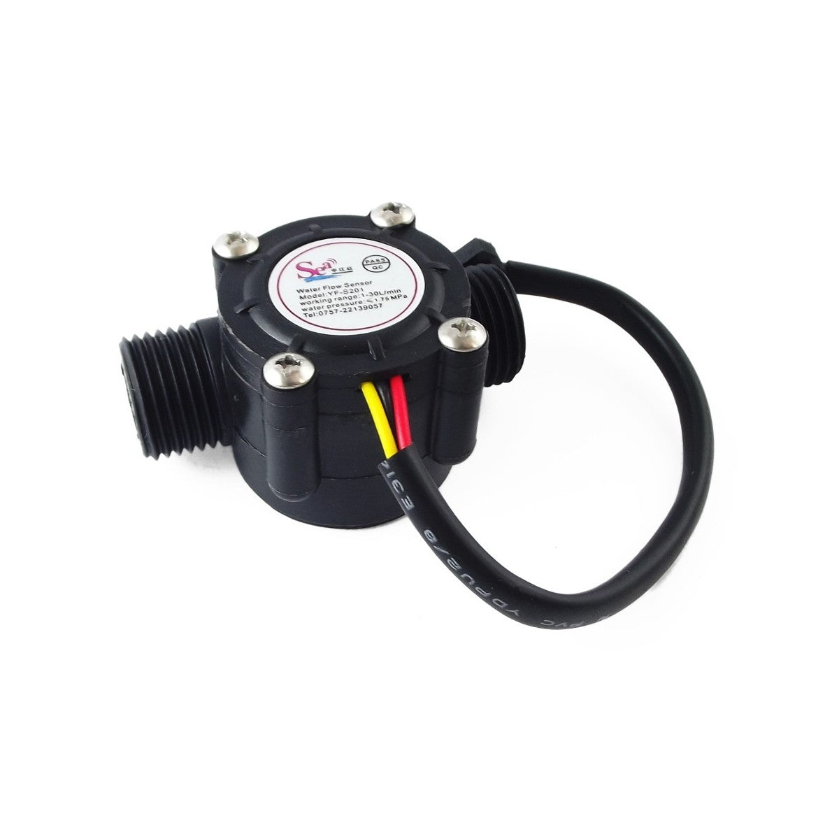 Sensor del flujo del agua G1/2, 30L/min - MonarcaTech