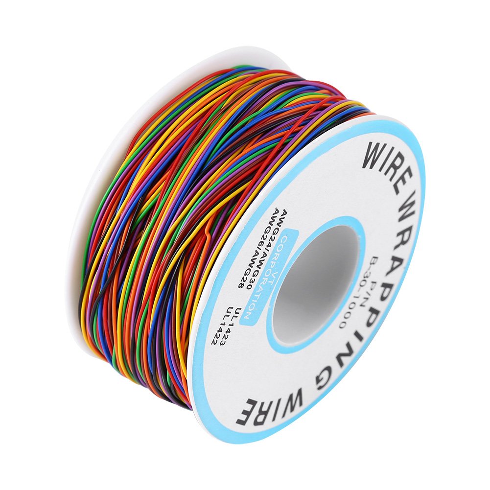 Bobina De Cable 8 Colores AWG30 - MonarcaTech