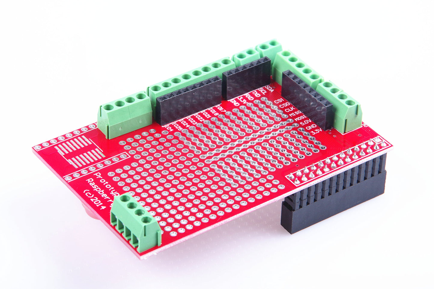 Escudo de prototitos para Raspberry - MonarcaTech