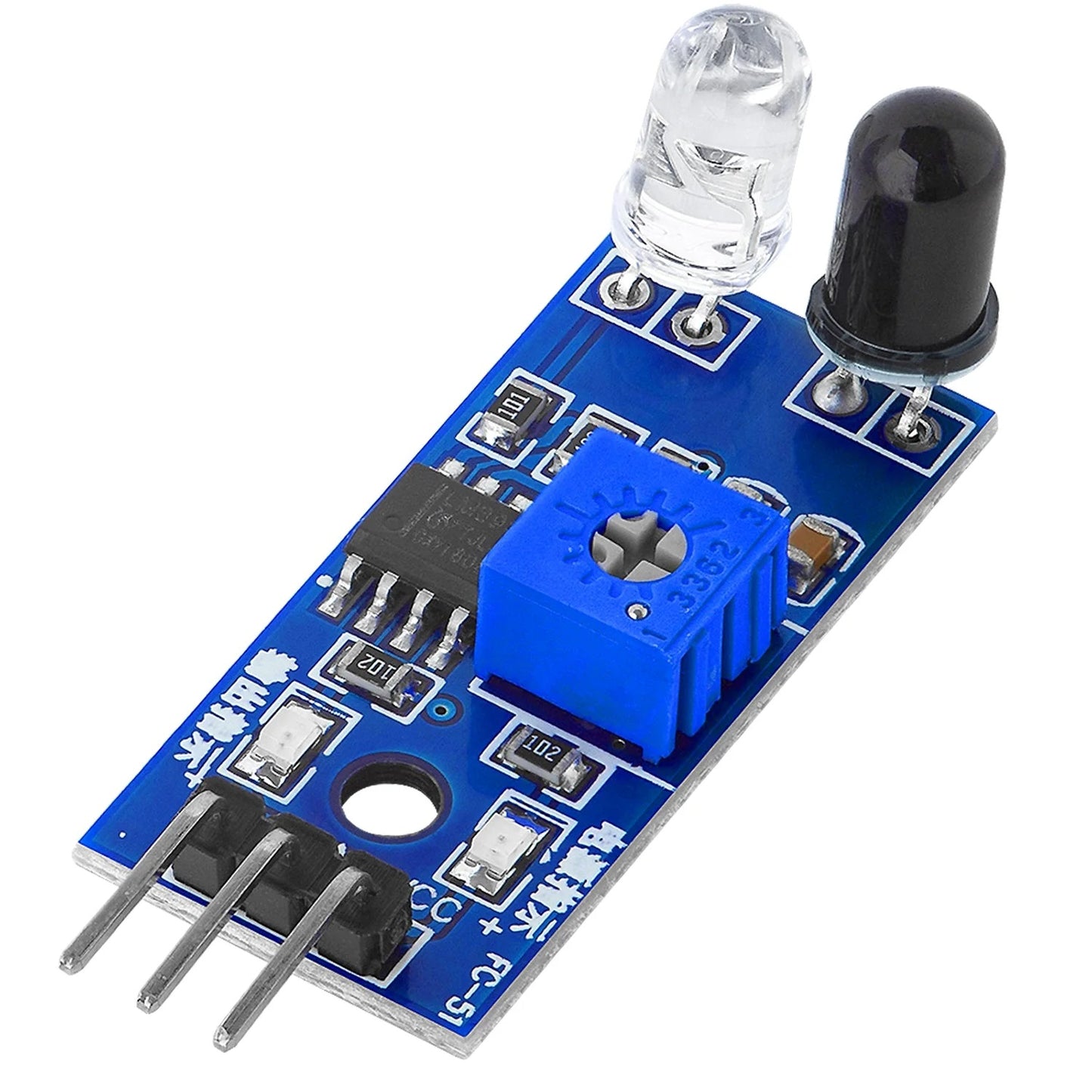 Módulo infrarrojo IR para sensor de distancia de detección de obstáculos - MonarcaTech