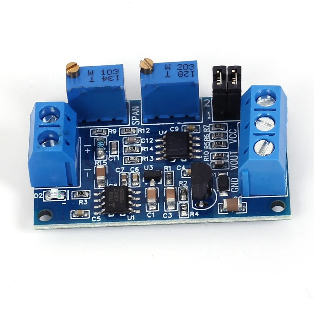 Módulo convertidor de corriente a voltaje 4-20mA a 0-3.3V 5V - MonarcaTech