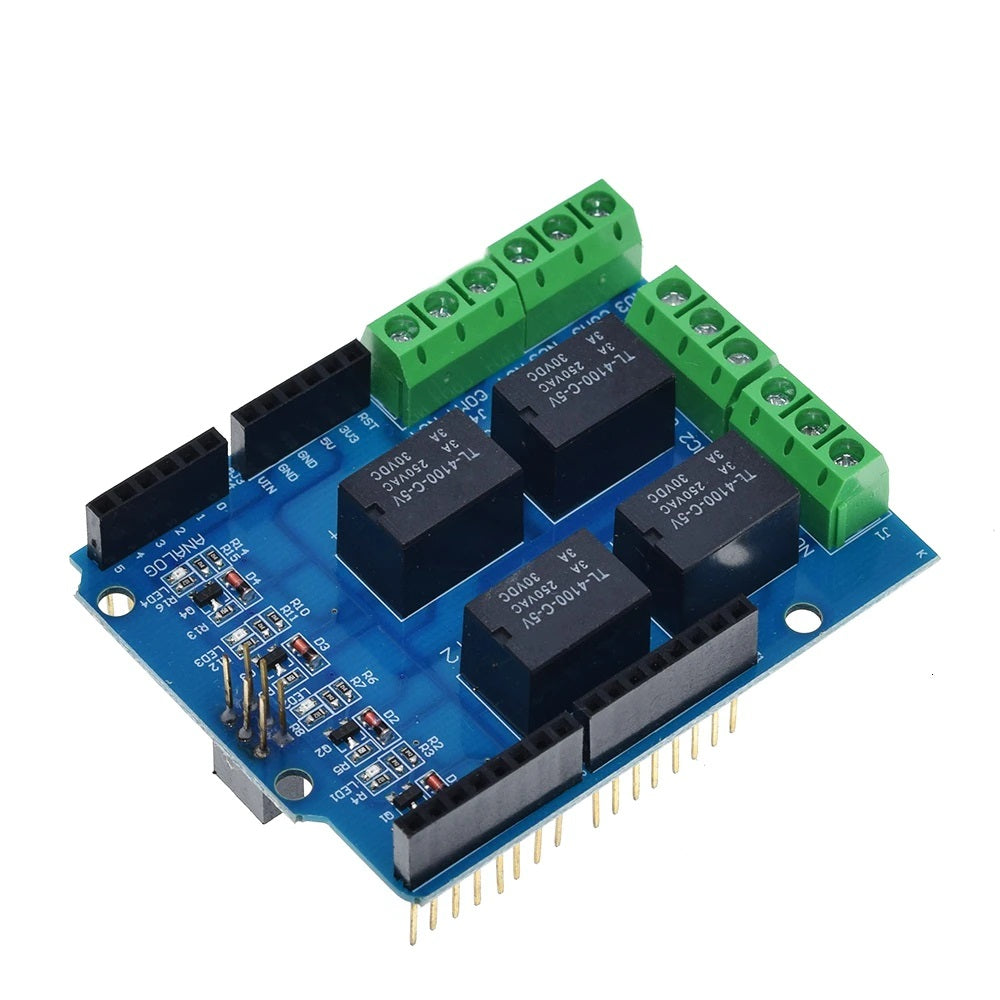 Modulo Shield de 4 Relés 5V - MonarcaTech