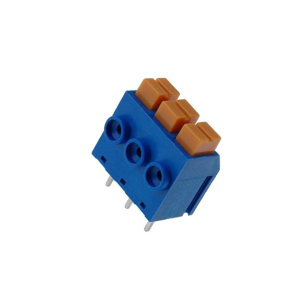 Terminal Conector de resorte DG390, 5.0mm, 3 Pines X10 - MonarcaTech