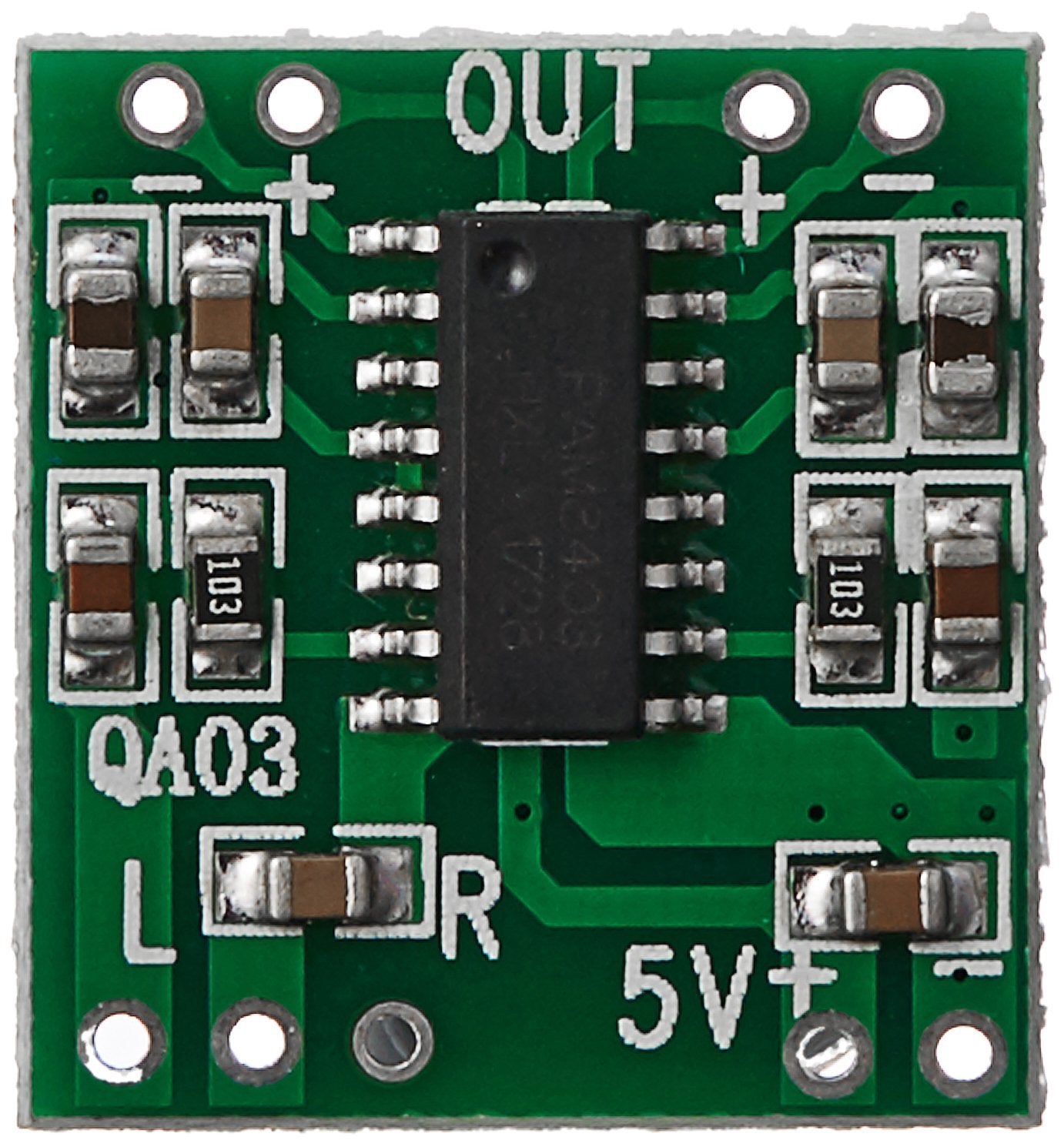 Amplificador Estereo PAM8403 - MonarcaTech