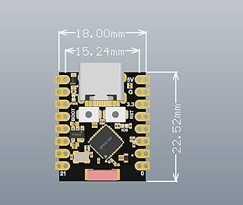 ESP32-C3 Placa de Desarrollo Mini ESP32 C3 WiFi Bluetooth 5.0 Compatible con Arduino