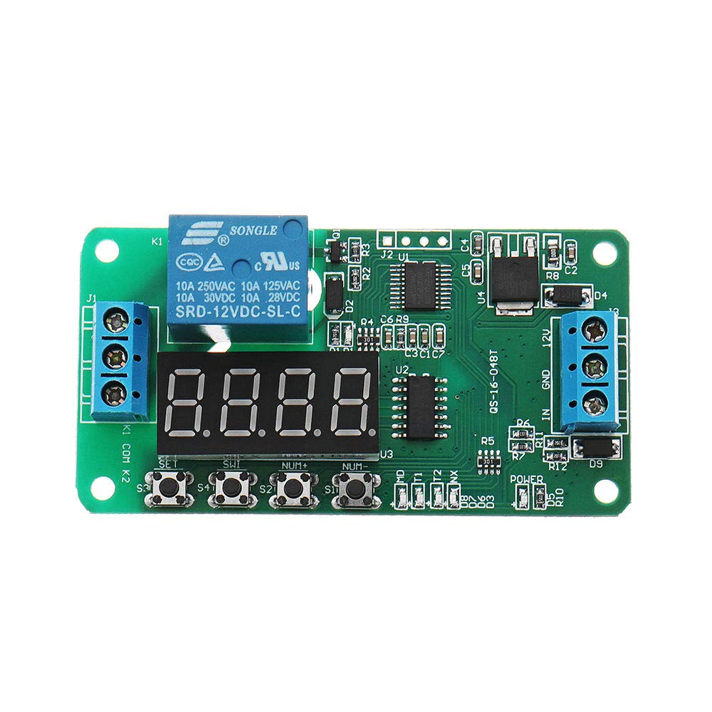 Modulo Relé de retardo de tiempo programable - MonarcaTech