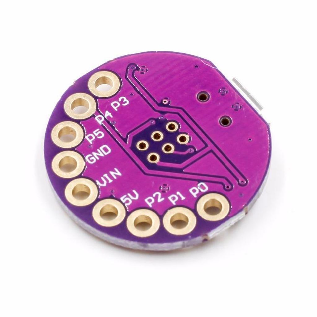 LilyPad ATtiny85 USB Micro E-Textil - MonarcaTech