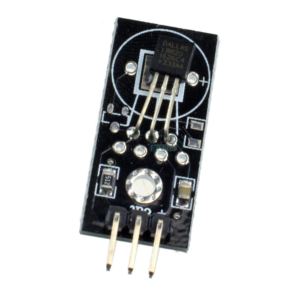 DS18B20 Módulo Breakout con Placa, con Sensor de Temperatura - MonarcaTech