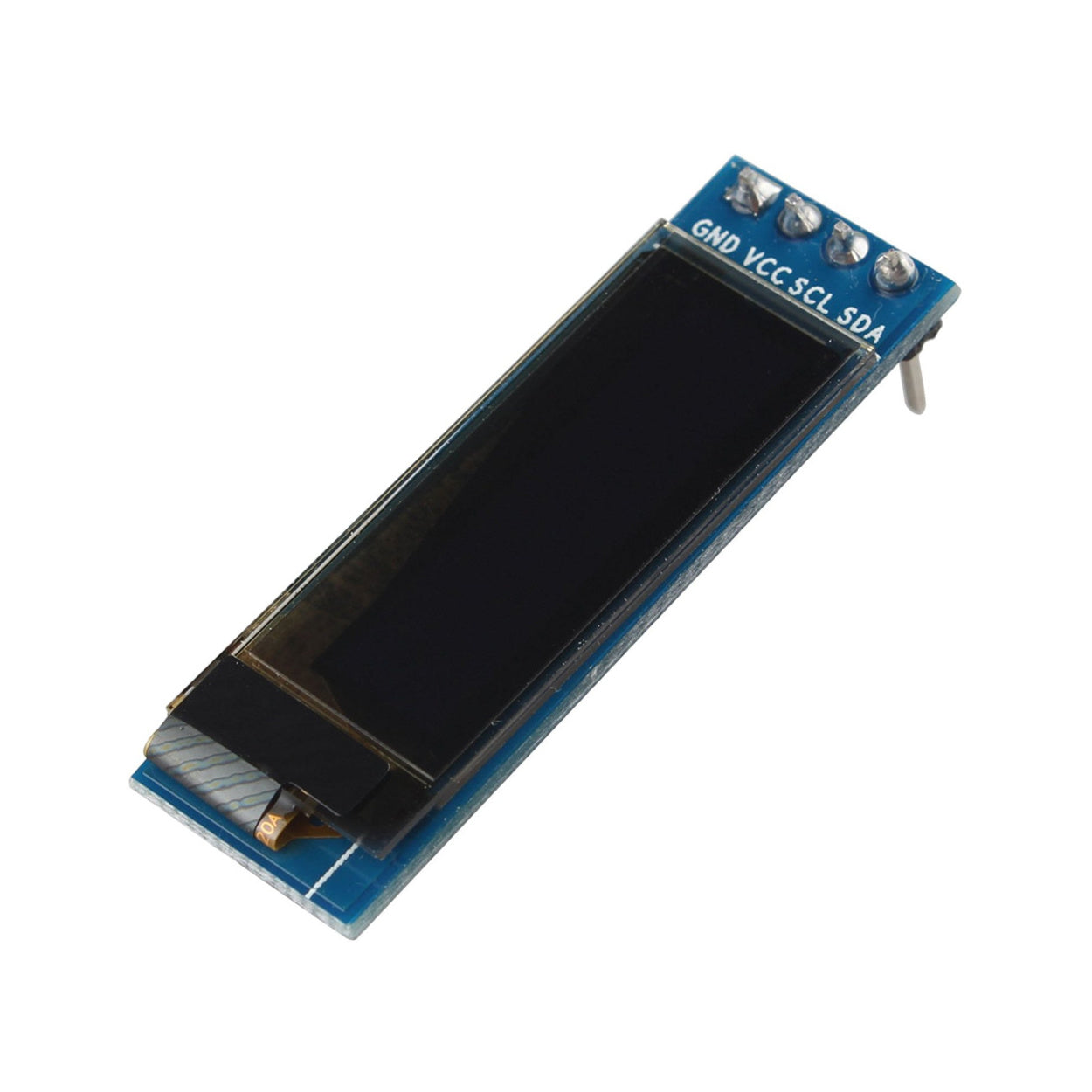 Display OLED 128×32 0.91 I2C SSD1306 Blanco - MonarcaTech