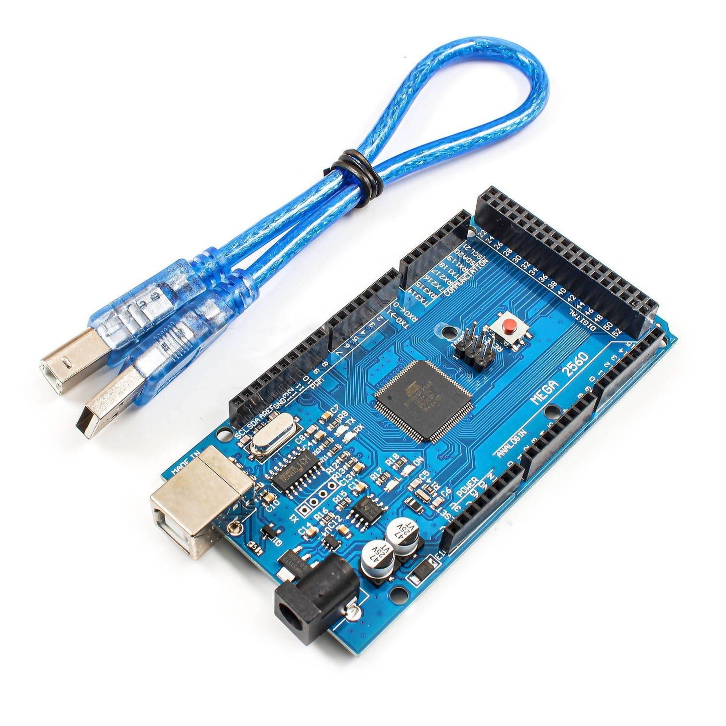 Arduino Mega2560 Compatible Ch340 + Cable Usb - MonarcaTech