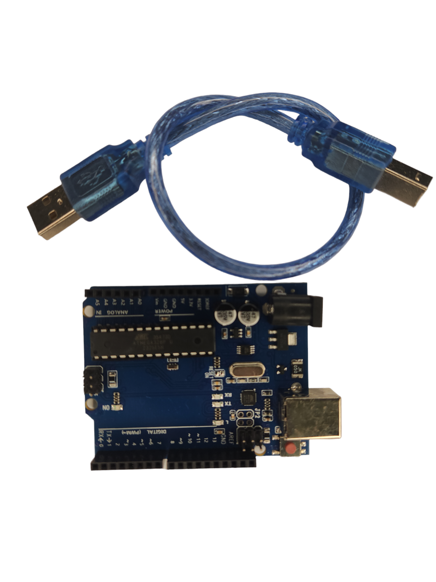 Arduino UNO Placa ATmega328DIP de Desarrollo con Cable USB - MonarcaTech