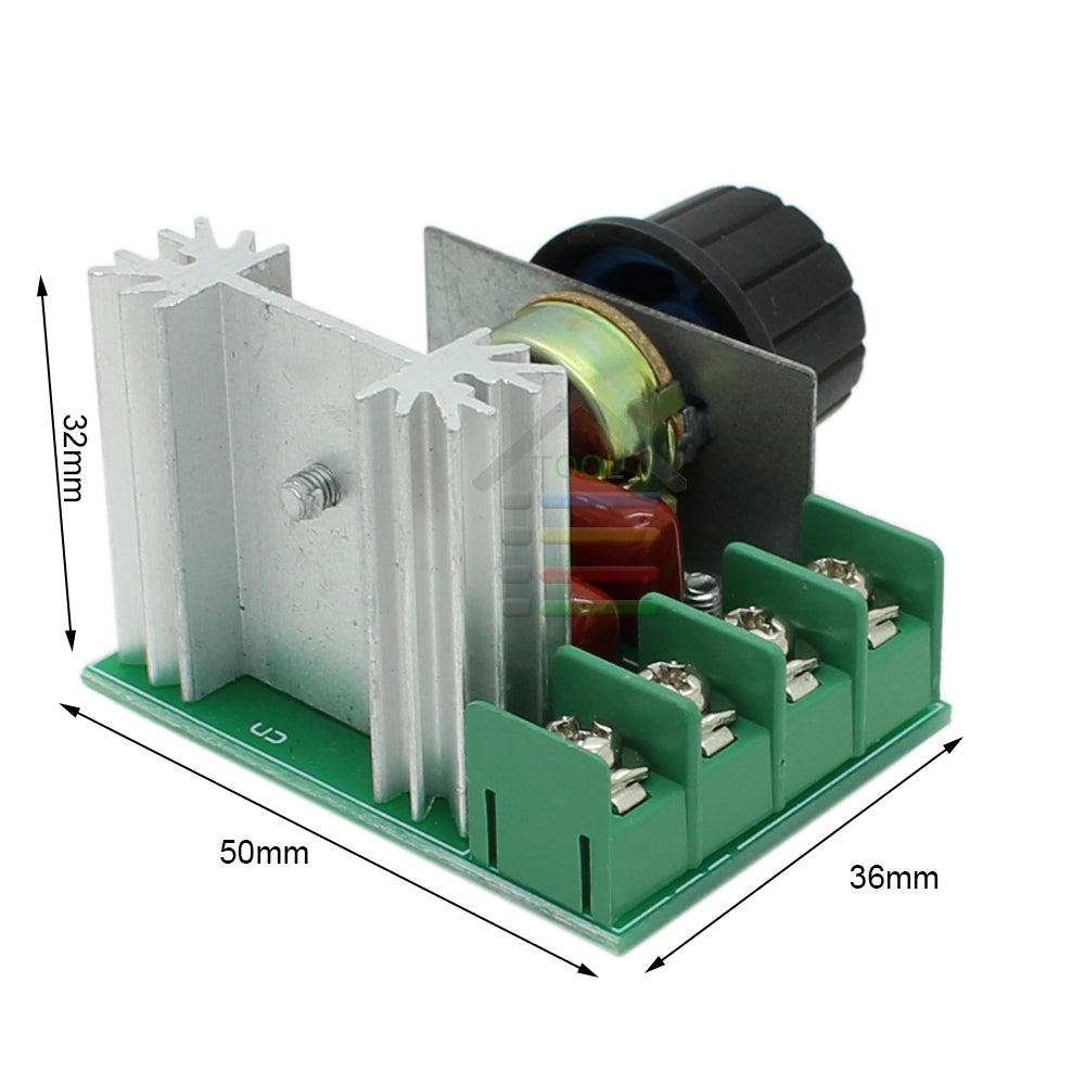 Regulador De Velocidad Scr Dimmers 220v 2000w Arduino - MonarcaTech