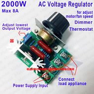 Regulador De Velocidad Scr Dimmers 220v 2000w Arduino - MonarcaTech