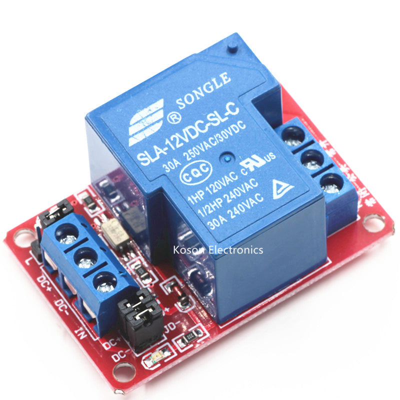 Modulo Relay Rele De 1 Canal 220v 30a Opto 5v - MonarcaTech