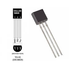 Sensor de temperatura digital DS18B20 TO92 - 55 ° C - + 125 ° C compatible con Arduino y Raspberry Pi - MonarcaTech