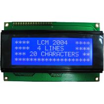 Display Lcd 2004 Backlight Azul 20×4 + Serie I2c Arduino - MonarcaTech