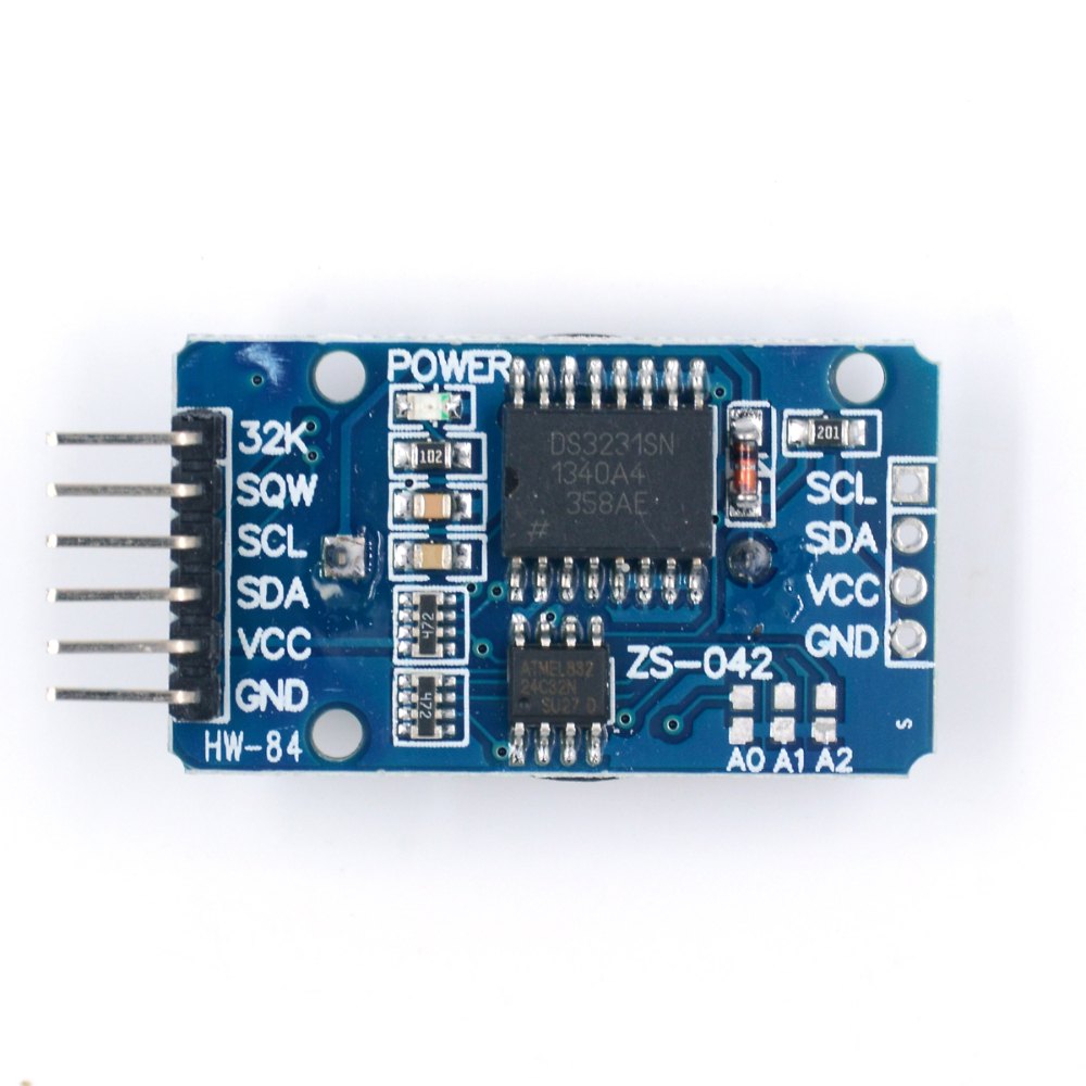 Reloj en tiempo real RTC DS3231 I2C compatible con Arduino y Raspberry Pi - MonarcaTech