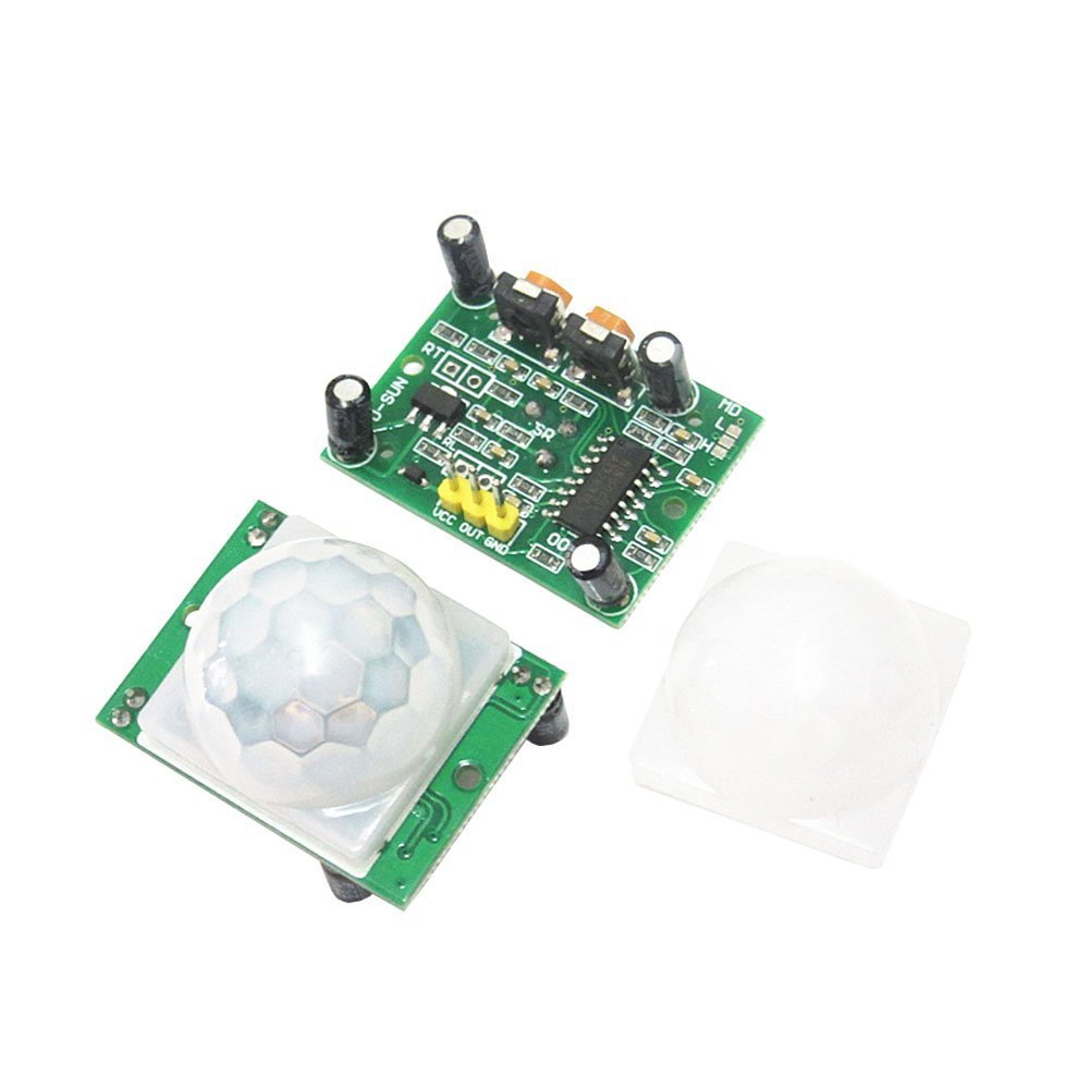 Sensor de movimiento HC-SR501 PIR compatible con Arduino y Raspberry Pi - MonarcaTech