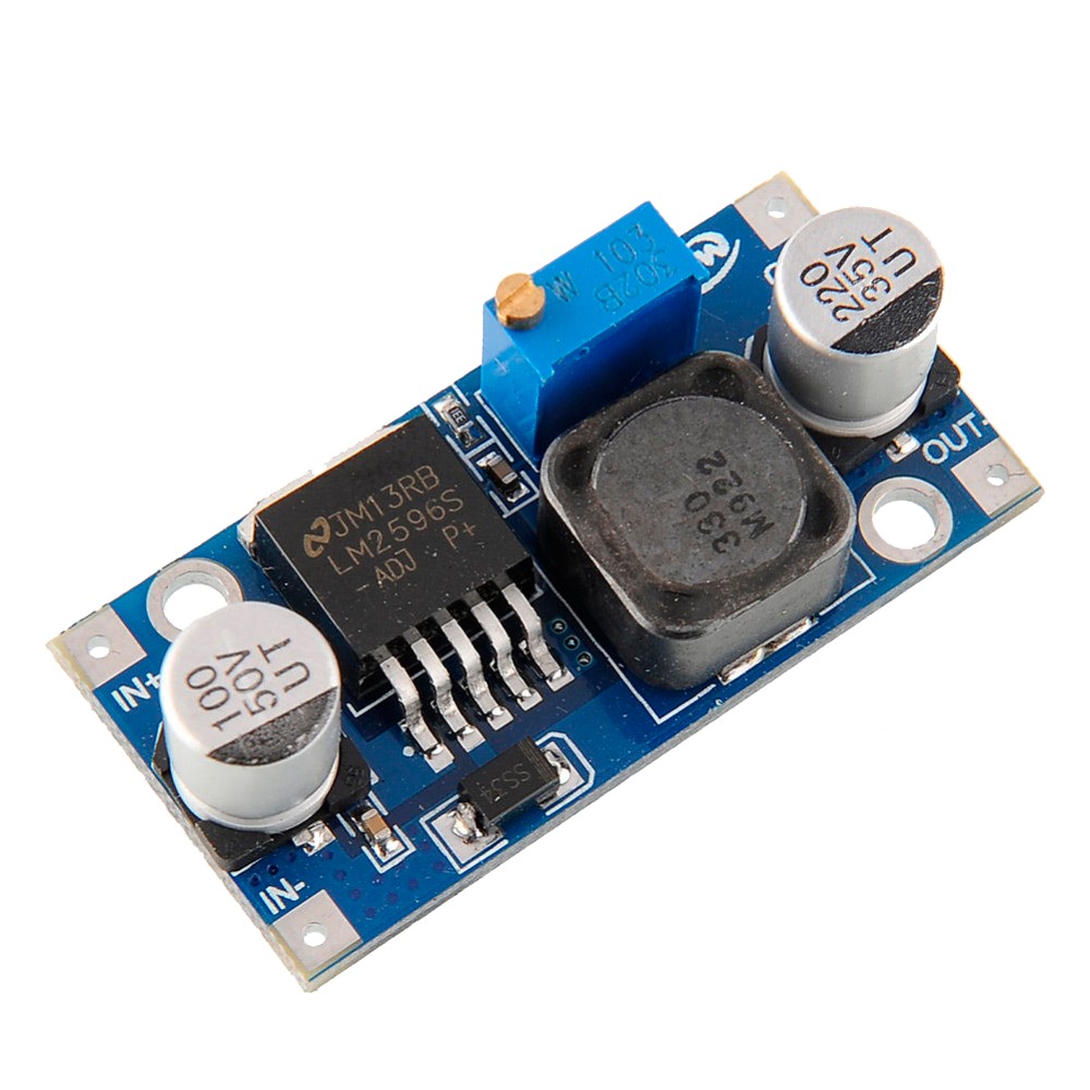 LM2596S Adaptador de fuente de alimentación CC-CC Módulo reductor - MonarcaTech