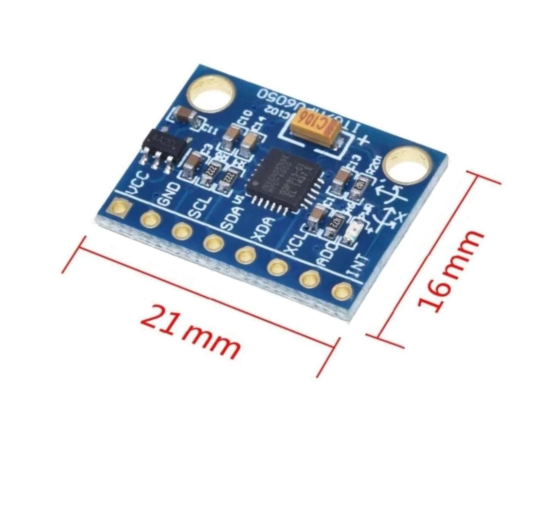 Acelerometro y Giroscopio MPU-6050 - MonarcaTech